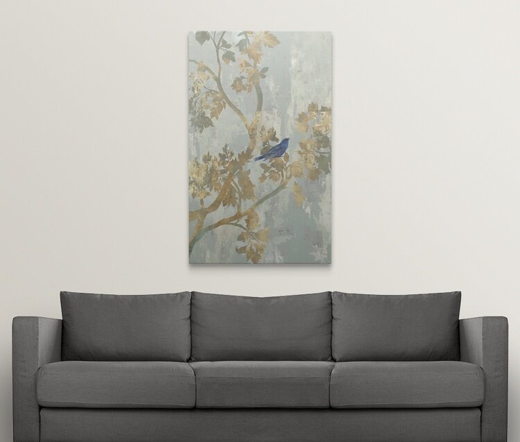 'Blue Bird' Painting Print