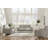 Khalilah 22" W Tempered Glass Sled End Table