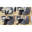 Fauteuil à billes en mousse viscoélastique Giant - fausse fourrure moelleuse, conception ergonomique pour jouer et lire (gris, sans assemblage)-804382413-804382402