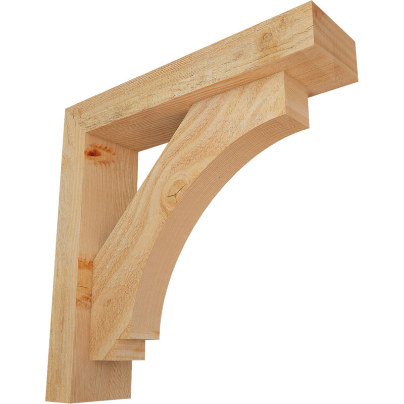 Support de bloc impérial avec entretoise décalée, 16 x 16, Sapin Douglas de l 4 po (scié brut)