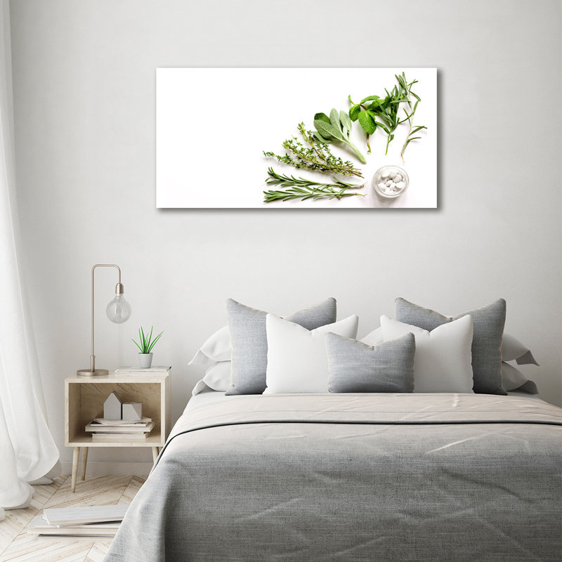 Herbs - No Frame Print on Canvas, 70cm H X 140cm W