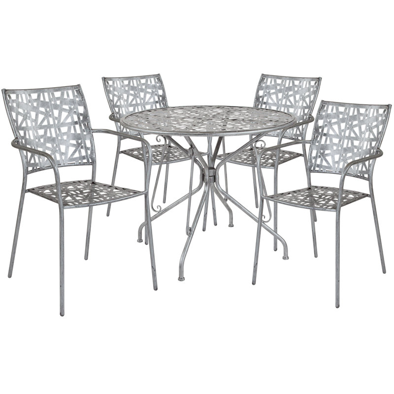 Ensemble repas pour 4 personnes Windbrook, H 28,75 po x L 31,5 po x l 31,5 po