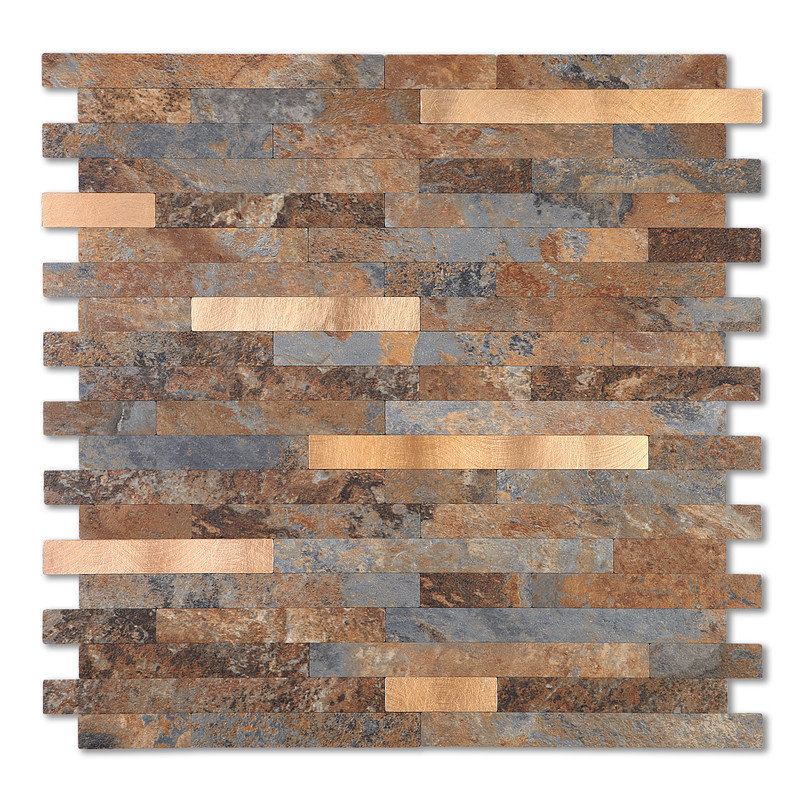 Carreau de terrain pelez et collez en polychlorure de vinyle (PVC) l 12 po x L 12 po
