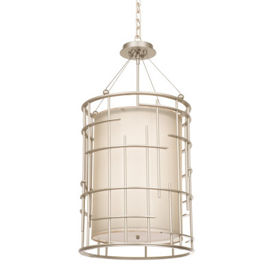 Atelier 8 LT Tarnished Silver Chandelier Kalco