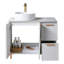 Ensemble de meuble-lavabo simple blanc 36 po