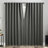 Aria Magnetic Closure Theater Grade 100% Blackout Back Tab Curtain Panel Pair-90572998-90573000