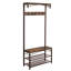 Portemanteau avec banc et rangement pour chaussures Fredson