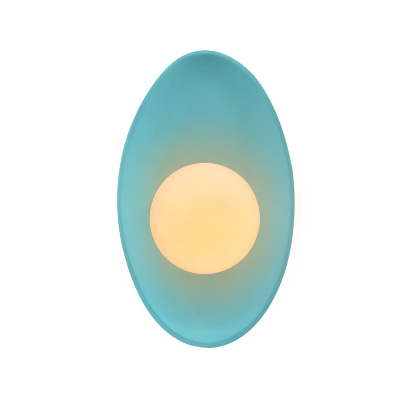 Azem Ceramic Wall Sconce, Reflecting Pool