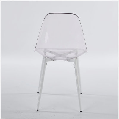 1+4,5pieces dining set, Table metal leg Mid-century Dining Table for 4-6 people With MDF Table Top, Pedestal Dining Table, End Table Leisure Coffee Table,white SET