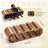 Wine Rack, 8-Bottle Freestanding Wine Holder Stand, (Brown)
