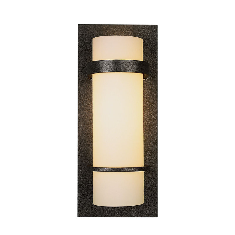 Banded 1 - Light Flush Mounted Scone, Natural Iron