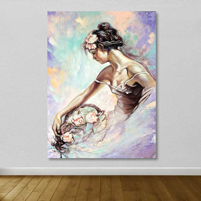 Peinture décorative sur toile