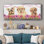 Puppy Valentine Collection D- Framed Canvas