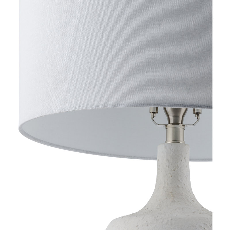 Lampe de table à tambour H 28 po x l 16 po x P 16 po Pompeo