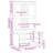 Hall Tree Acacia Wood Finish Solid Pine Wood, Engineered Wood-604996847