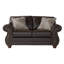 Similicuir foncé rembourré - Collection Welted - brun