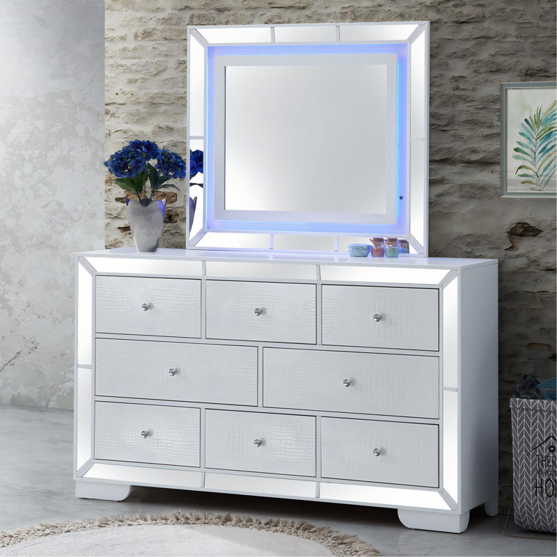Hollywood Hills G8180-M Mirror Only White
