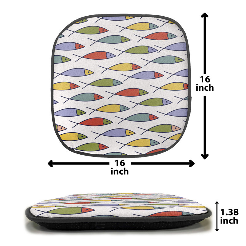Outdoor 1.38'' Dining Chair Chair Pad