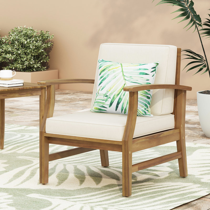 Chaise de patio en bois avec panneaux de lattes élégants, design moderne et élégant de 32,01 lb, poids du produit 27,23 lb
