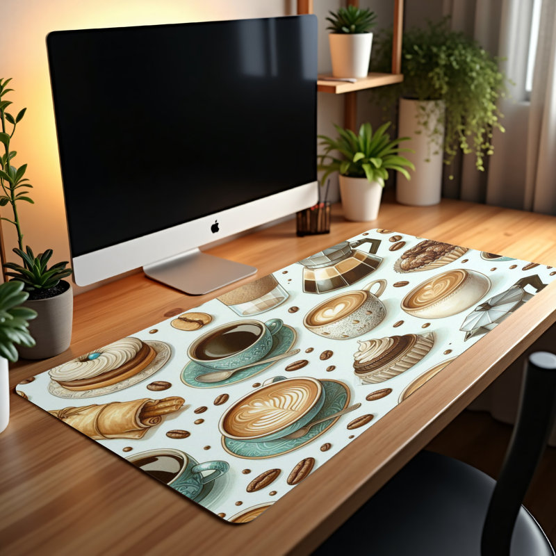 Polyester Desk Pad, 31.5x15.5