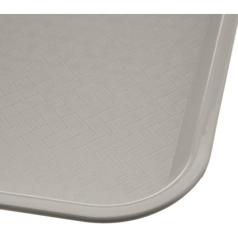 Plateau de service et support en plastique Carlisle Food Service Products, H 10 po x l 14 po, Gris