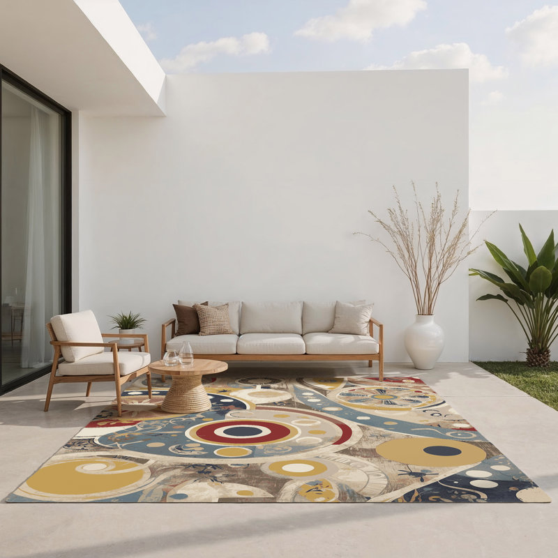 Tapis intérieur et extérieur Lived Spark, Rectangle 5 pi x 7 pi
