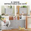 Retractable Stair Gate Dog Gate Extends Up to Wide-111969918