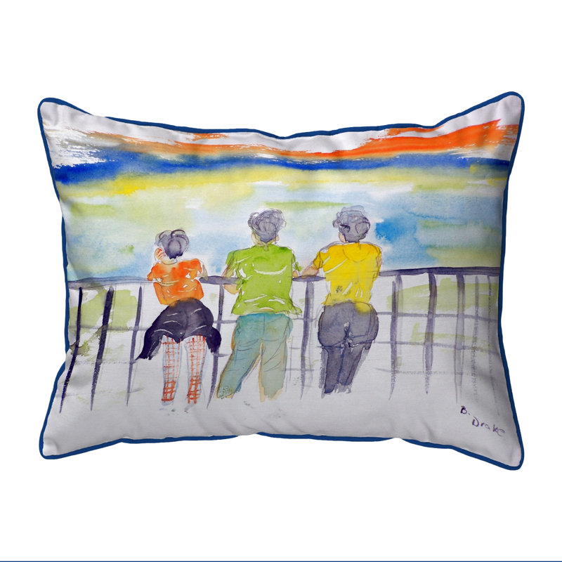 Housse de coussin rectangulaire pour femme, Petit