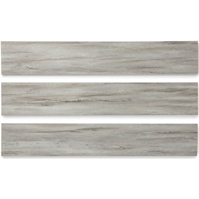 BaseCore 12mil x 6" W x 36" L Peel and Stick Luxury Vinyl Plank Flooring