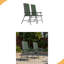 Ensemble de 2 chaises de patio, ensemble de chaises d'extérieur à haut dossier, chaises de jardin, chaises de camping pliantes-1463636299
