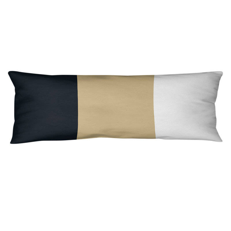 Oreiller de corps en polyester / polyester Arizona Football Stripes, Doré, Football Miami