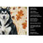 Torchon noir et blanc Malamute Heirloom-2083472873