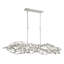 Lustre linéaire argenté 50,5 po Dosch