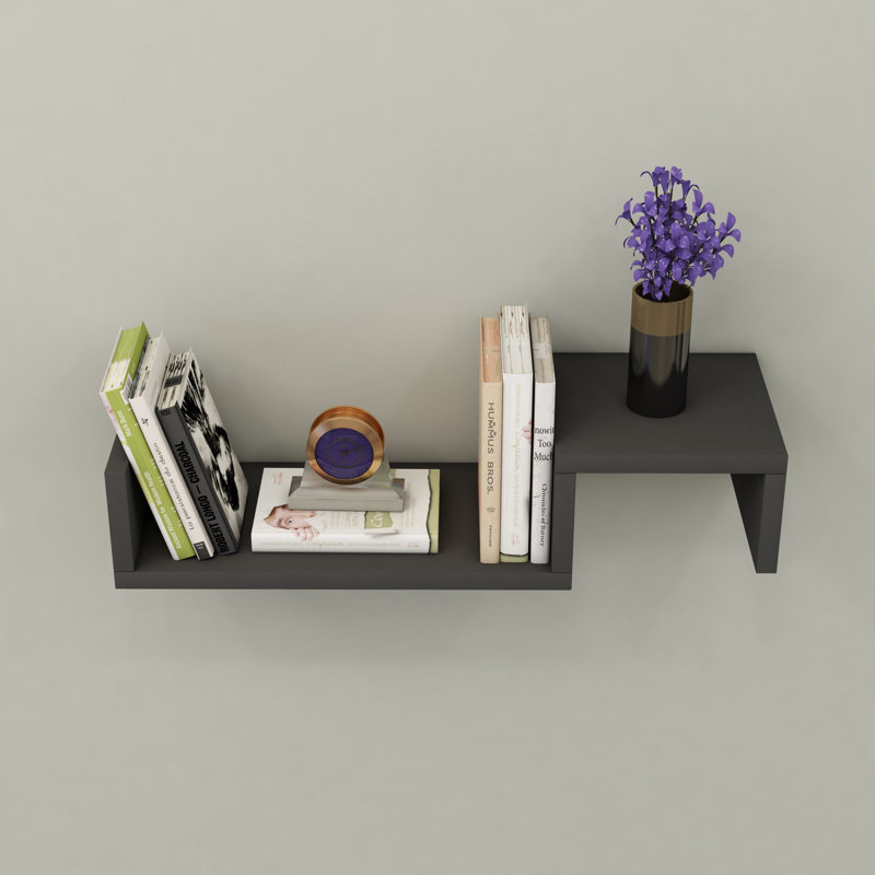 Heighton Floating Shelf, Anthracite