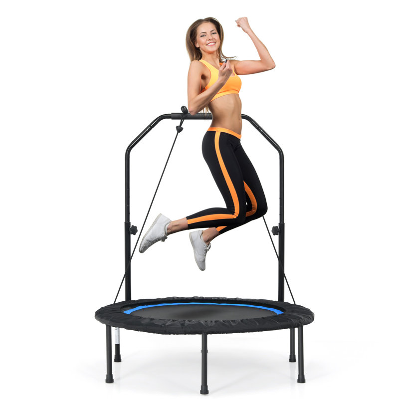 Tanisha Freeport Park ft Round Fitness Trampoline with Handlebar