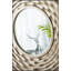 Le miroir mural rond D31.3X2, élégant décor pour la salle de bain et le salon, rehausse la lumière et l'espace