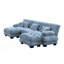 Canapé d'angle modulaire de luxe, canapé nuage surdimensionné en forme de U-676787920-676787947