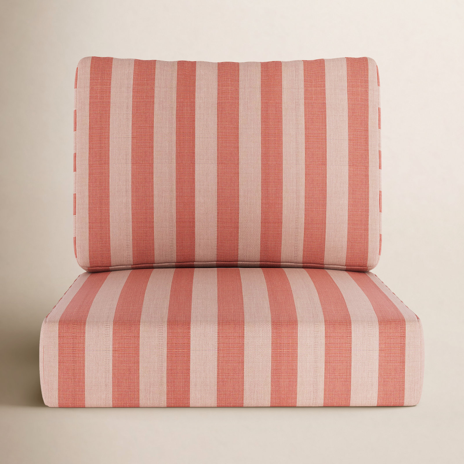 Lani Sunbrella Outdoor Lounge Chair Cushion, Sunbrella Expressive Blush
