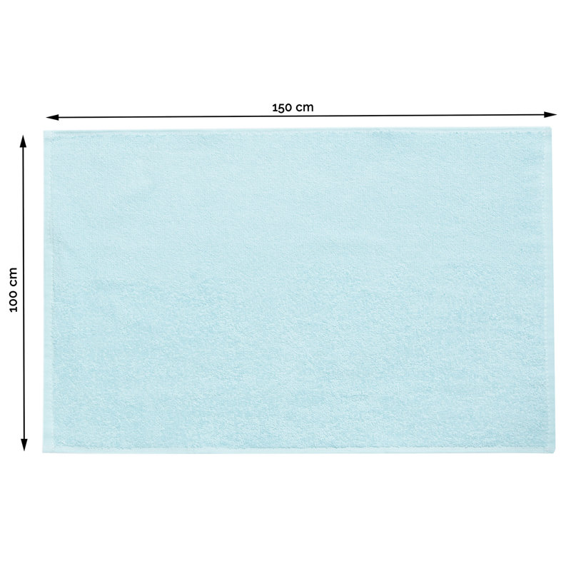 Midweight Bath Sheet, Light Blue