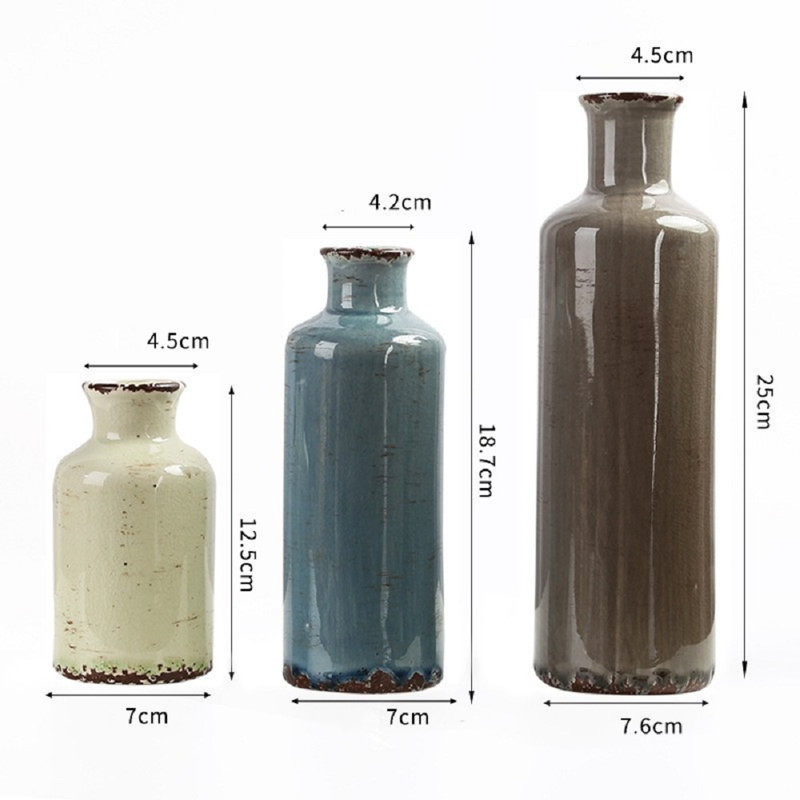 Ensemble de vases en céramique Dalonte, Multi-couleur