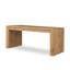 Novella Writing Desk-Natural Oak Veneer Thick Random