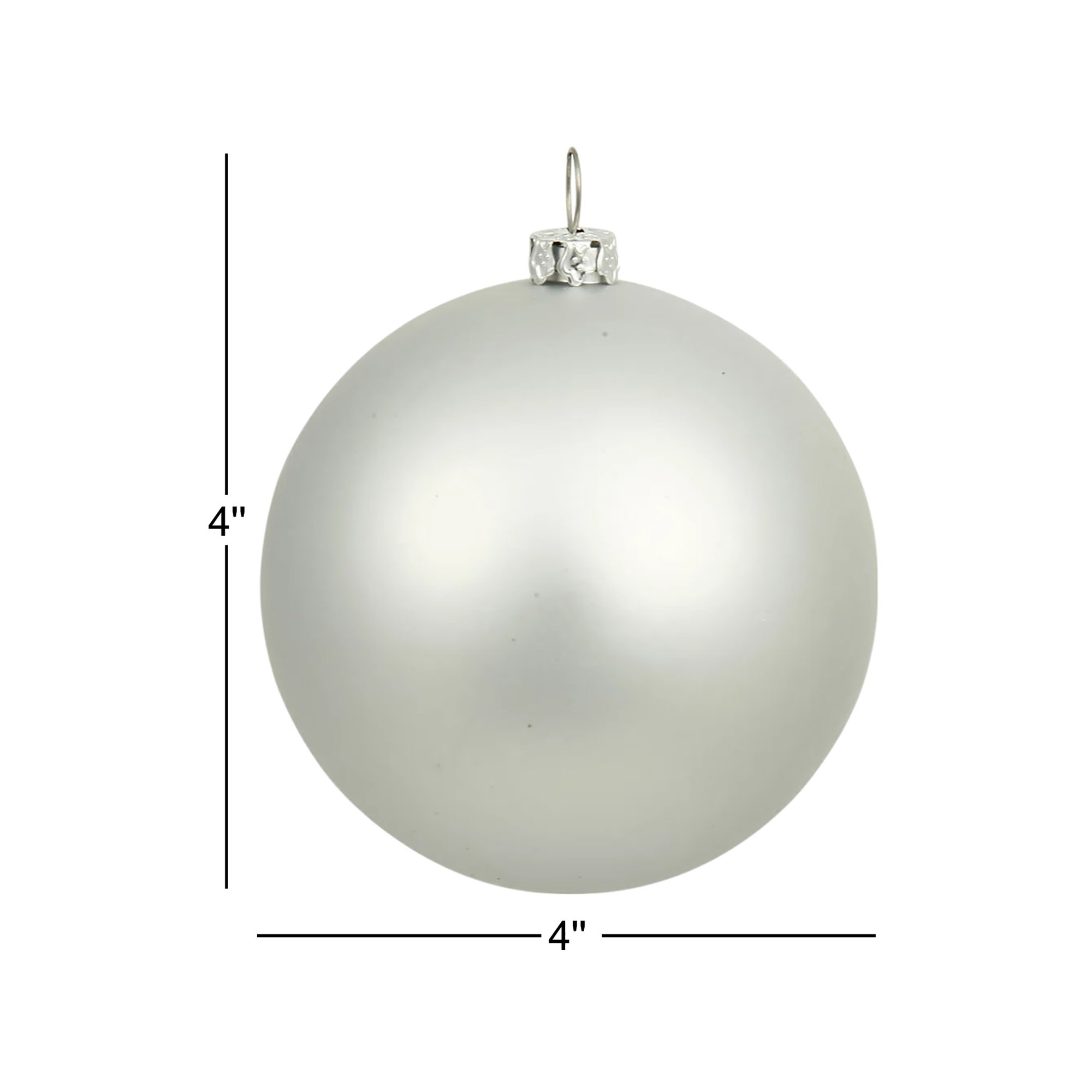 Holiday Décor Ball Ornament, Silver