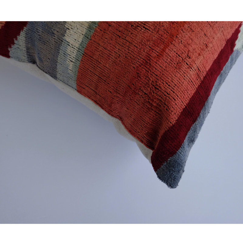Cleo Silk Square Pillow Cover & Insert