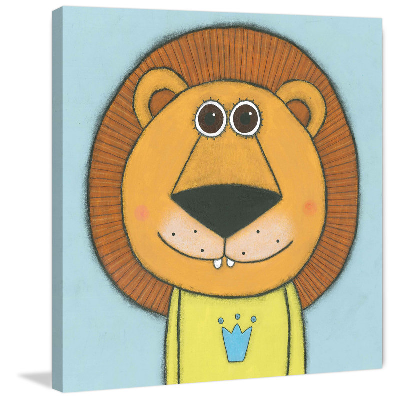 «Lion», reproduction sur toile tendue, H 48 po x l 48 po x P 1,5 po