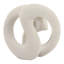 Sculpture circulaire abstraite en résine pour la décoration intérieure - Figurine décorative pour salon ou bureau - Blanche-202960183