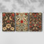 Ensemble de toiles tendues avec châssis de la meilleure collection de la collection Homure de William Morris de Morris Morris - Prêt à être accroché-2122754626