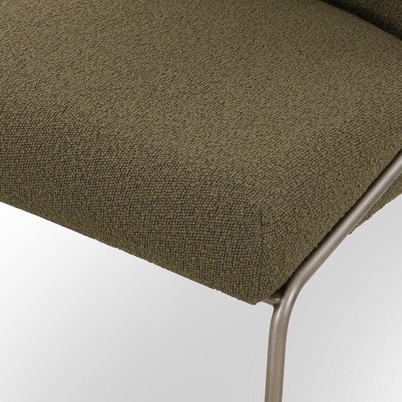 Astrud Upholstered Dining Chair, Olive Green