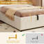 3FT Upholstered Single Bed with Hydraulic Storage,Slatted Frame, Easy Assembly-129026585