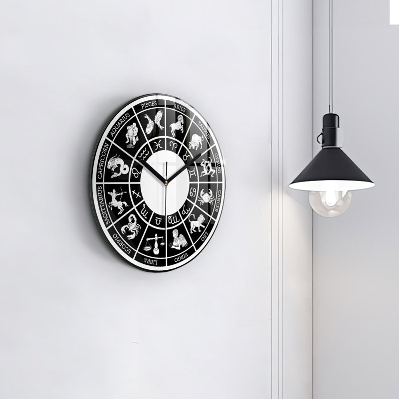 Glass Wall Clock
