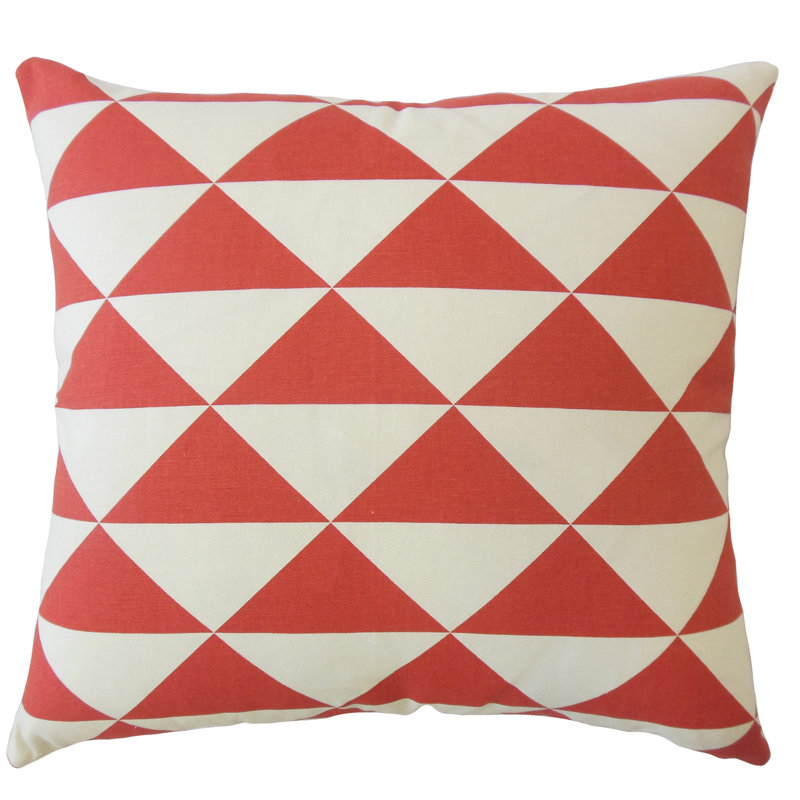 Square Pillow Cover & Insert, Red